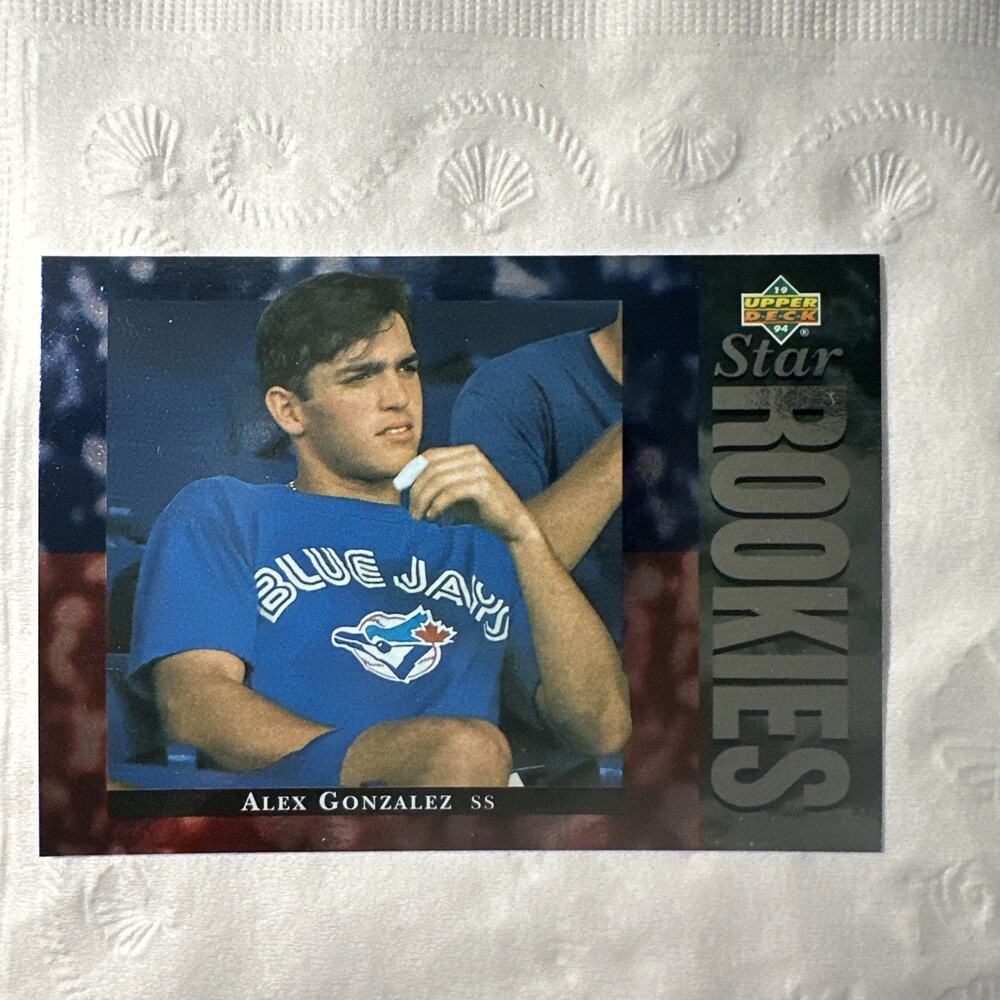 1994 Upper Deck Star Rookie #13 Alex Gonzalez RC Toronto Blue Jays Card 112